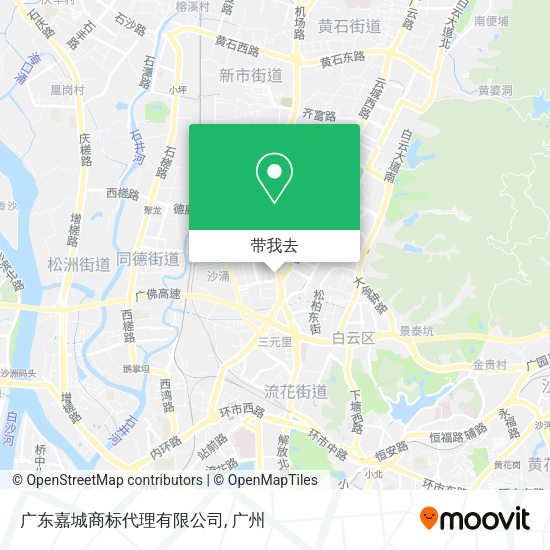 广东嘉城商标代理有限公司地图