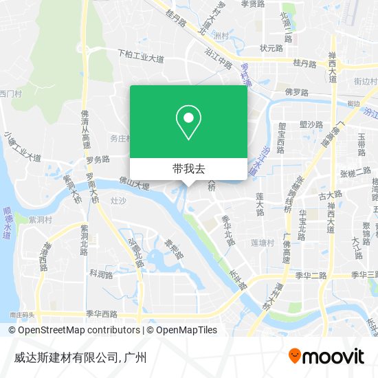 威达斯建材有限公司地图