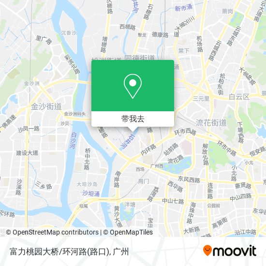 富力桃园大桥/环河路(路口)地图