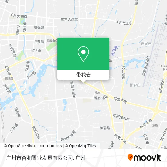 广州市合和置业发展有限公司地图
