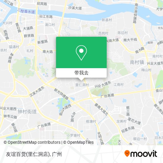 友谊百货(里仁洞店)地图