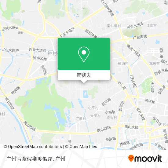 广州写意假期度假屋地图