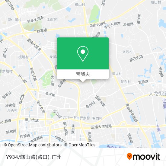 Y934/螺山路(路口)地图