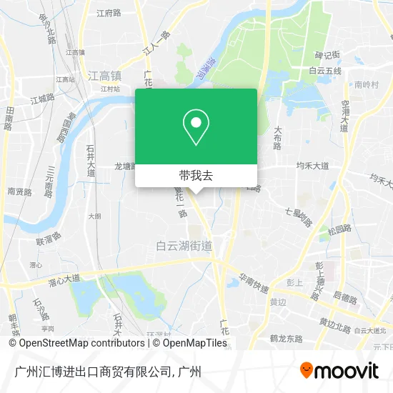 广州汇博进出口商贸有限公司地图