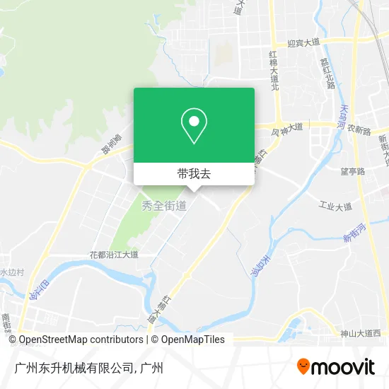 广州东升机械有限公司地图