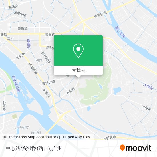 中心路/兴业路(路口)地图