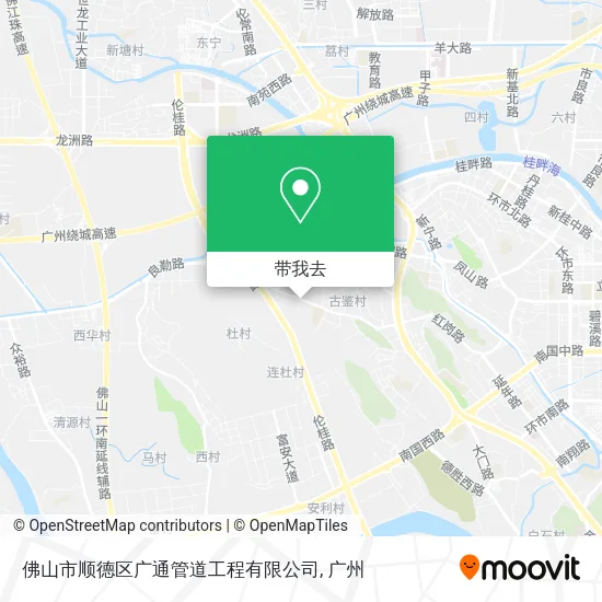 佛山市顺德区广通管道工程有限公司地图