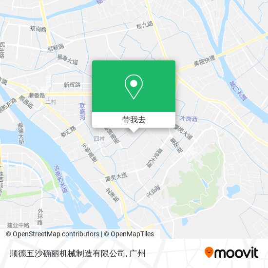 顺德五沙确丽机械制造有限公司地图