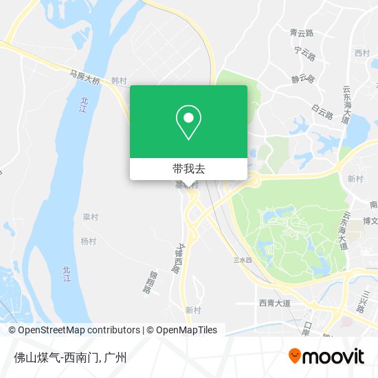 佛山煤气-西南门地图