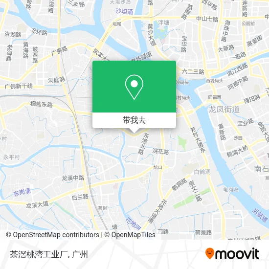 茶滘桃湾工业厂地图