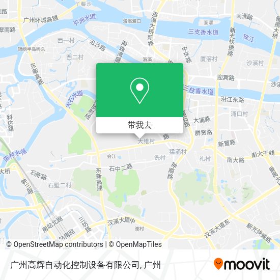 广州高辉自动化控制设备有限公司地图