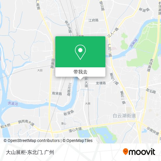 大山展柜-东北门地图