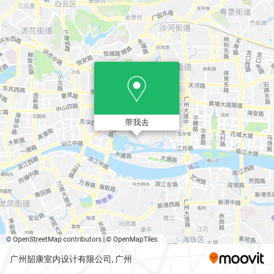 广州韶康室内设计有限公司地图