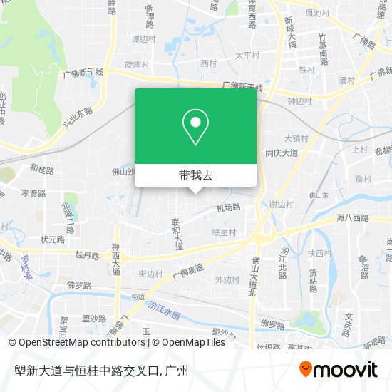 塱新大道与恒桂中路交叉口地图