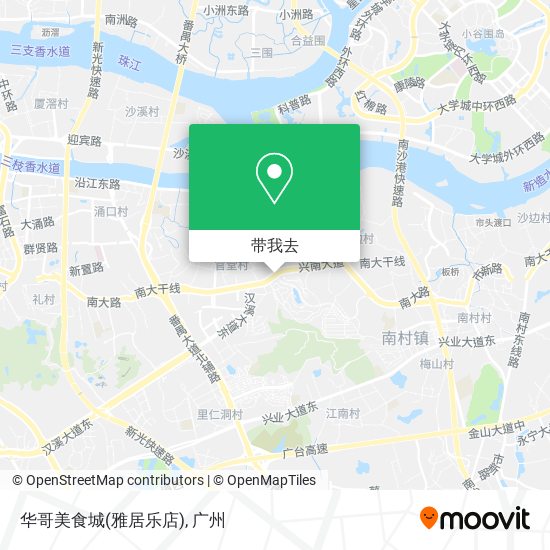 华哥美食城(雅居乐店)地图