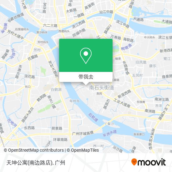 天坤公寓(南边路店)地图
