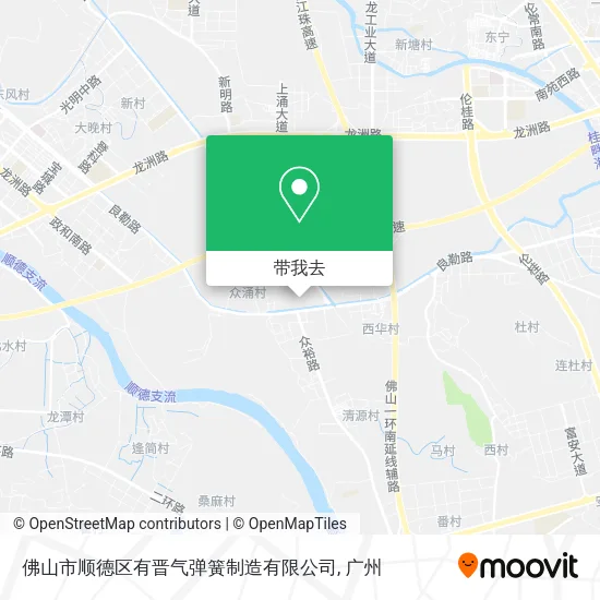 佛山市顺德区有晋气弹簧制造有限公司地图
