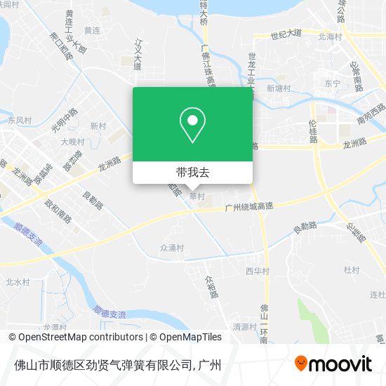 佛山市顺德区劲贤气弹簧有限公司地图