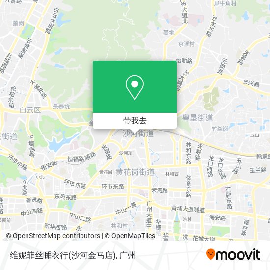 维妮菲丝睡衣行(沙河金马店)地图