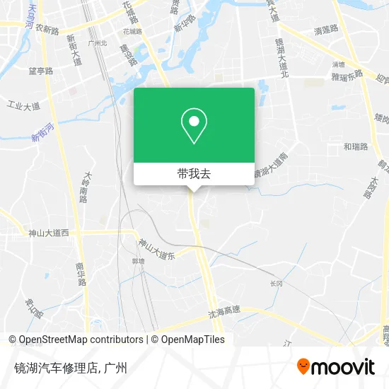 镜湖汽车修理店地图