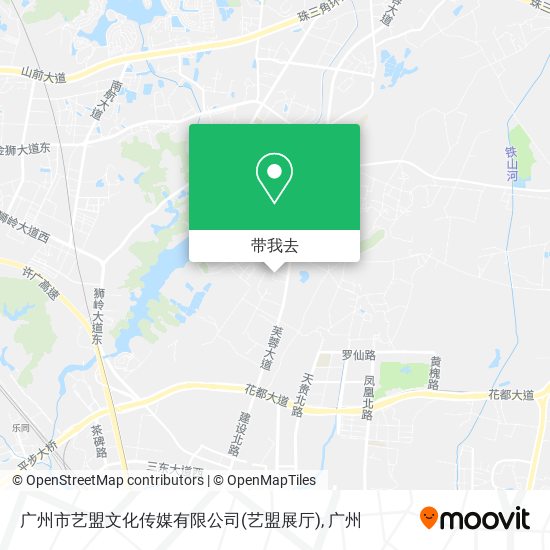广州市艺盟文化传媒有限公司(艺盟展厅)地图
