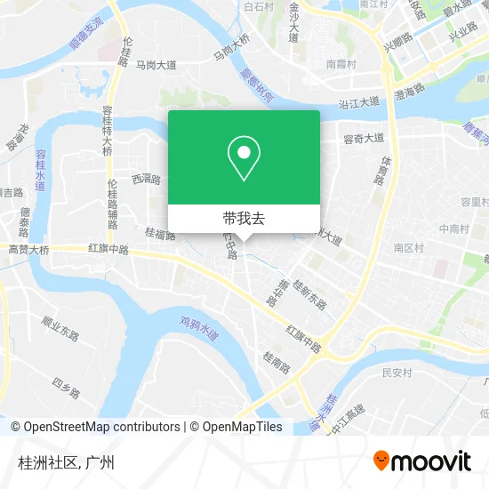 桂洲社区地图