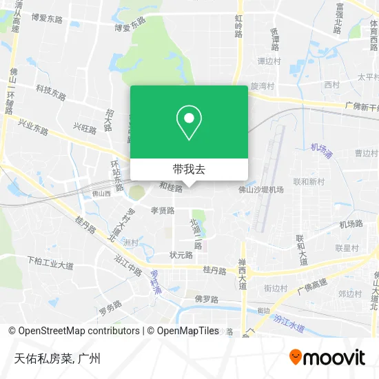 天佑私房菜地图