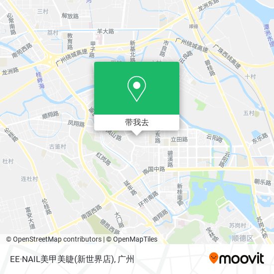 EE·NAIL美甲美睫(新世界店)地图