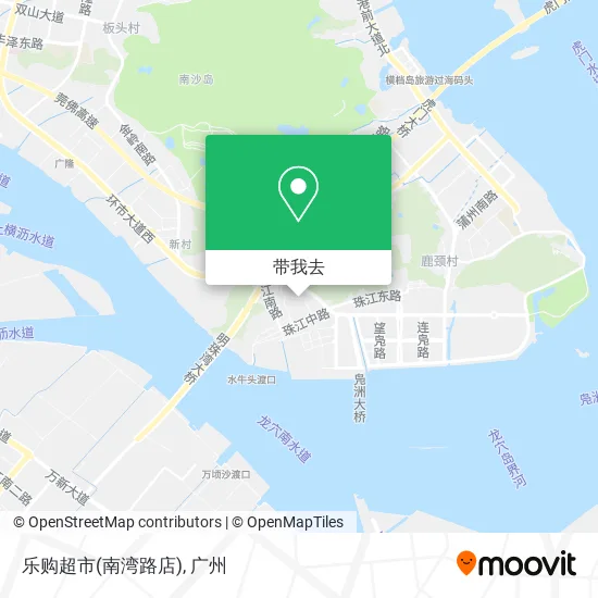 乐购超市(南湾路店)地图