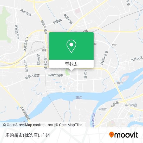乐购超市(优选店)地图