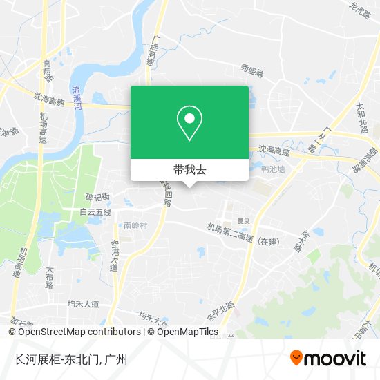 长河展柜-东北门地图