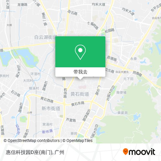 惠信科技园D座(南门)地图