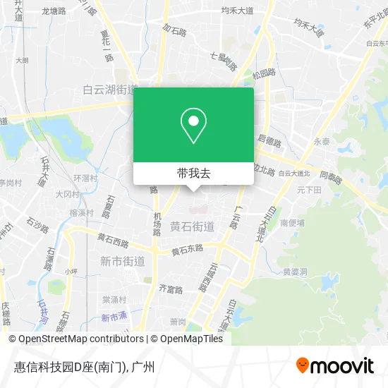 惠信科技园D座(南门)地图