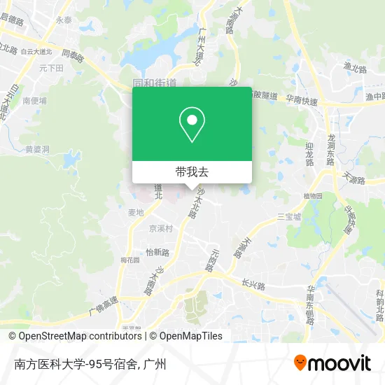 南方医科大学-95号宿舍地图