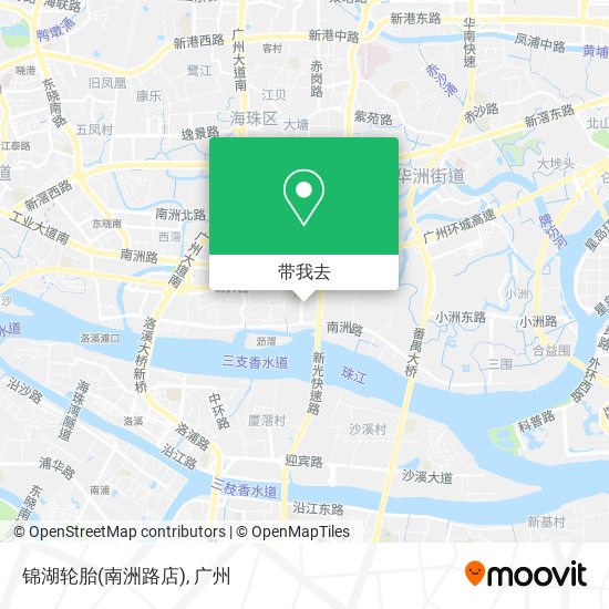 锦湖轮胎(南洲路店)地图