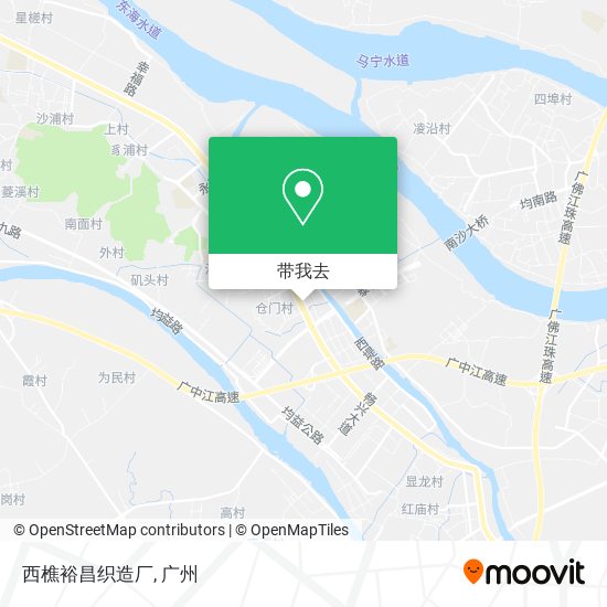 西樵裕昌织造厂地图