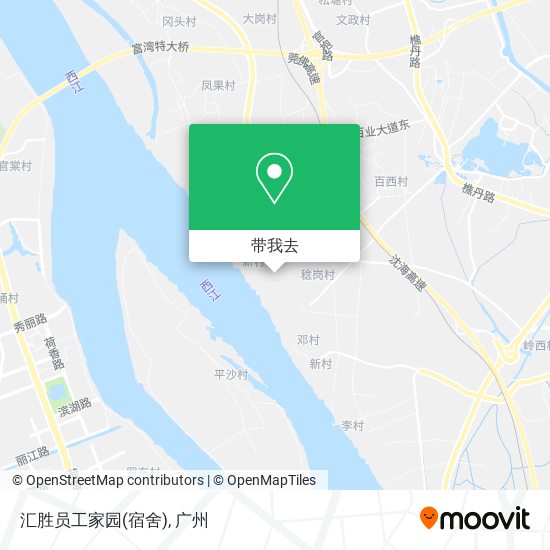 汇胜员工家园(宿舍)地图
