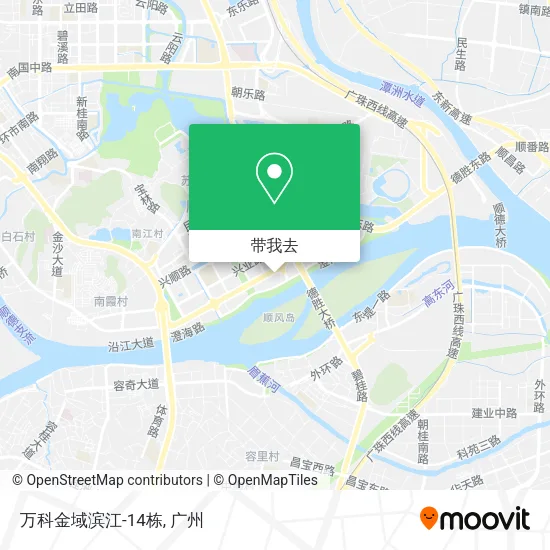 万科金域滨江-14栋地图