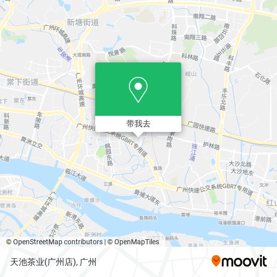 天池茶业(广州店)地图