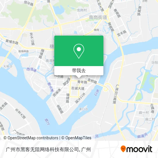 广州市黑客无阻网络科技有限公司地图