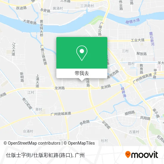 仕版士字街/仕版彩虹路(路口)地图