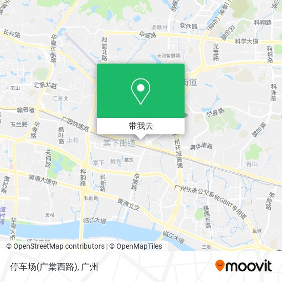 停车场(广棠西路)地图