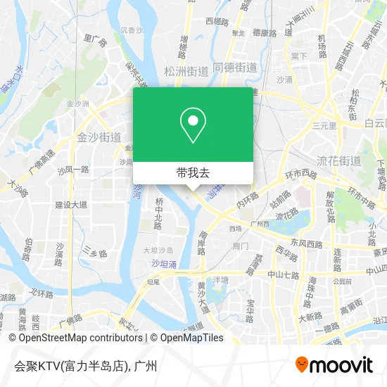 会聚KTV(富力半岛店)地图
