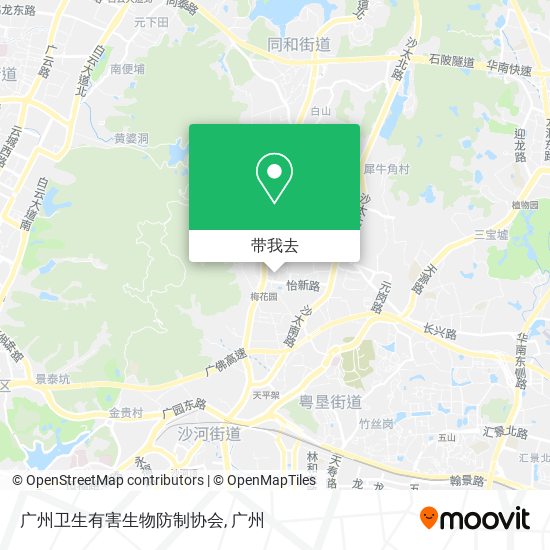 广州卫生有害生物防制协会地图
