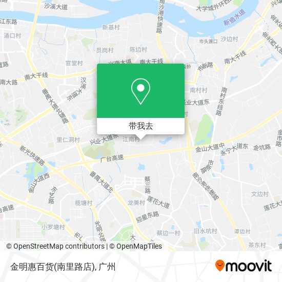 金明惠百货(南里路店)地图