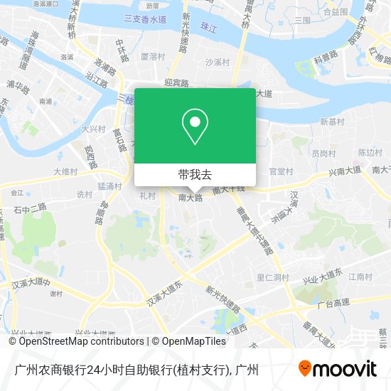 广州农商银行24小时自助银行(植村支行)地图