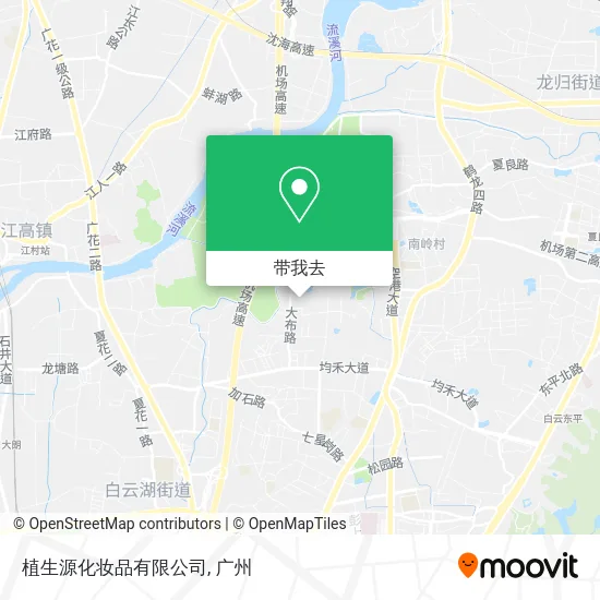 植生源化妆品有限公司地图