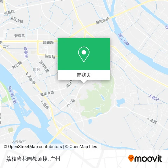 荔枝湾花园教师楼地图