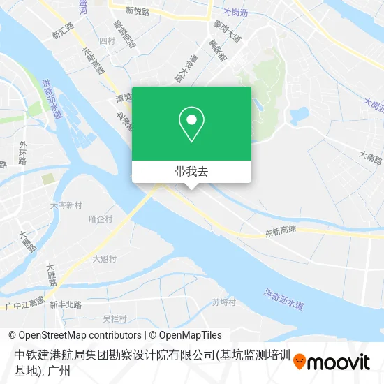 中铁建港航局集团勘察设计院有限公司(基坑监测培训基地)地图