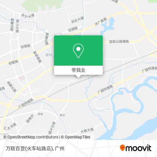 万联百货(火车站路店)地图